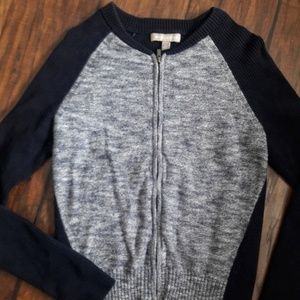 Banana Republic Zippered Sweater Smal